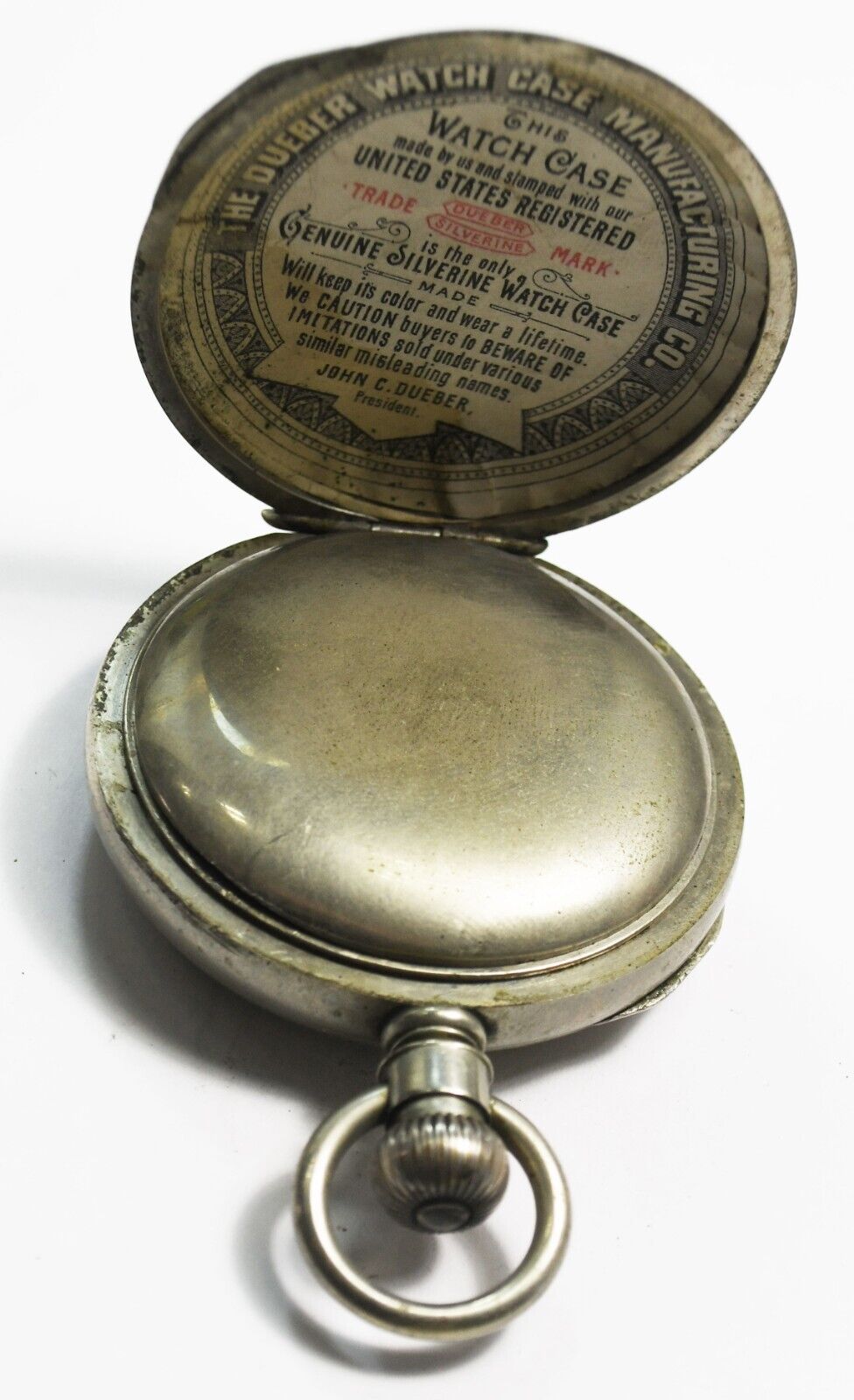 1891 Elgin Grade 74 Size 18 Open Face Pocket Watch NR Paperwork in Case Back