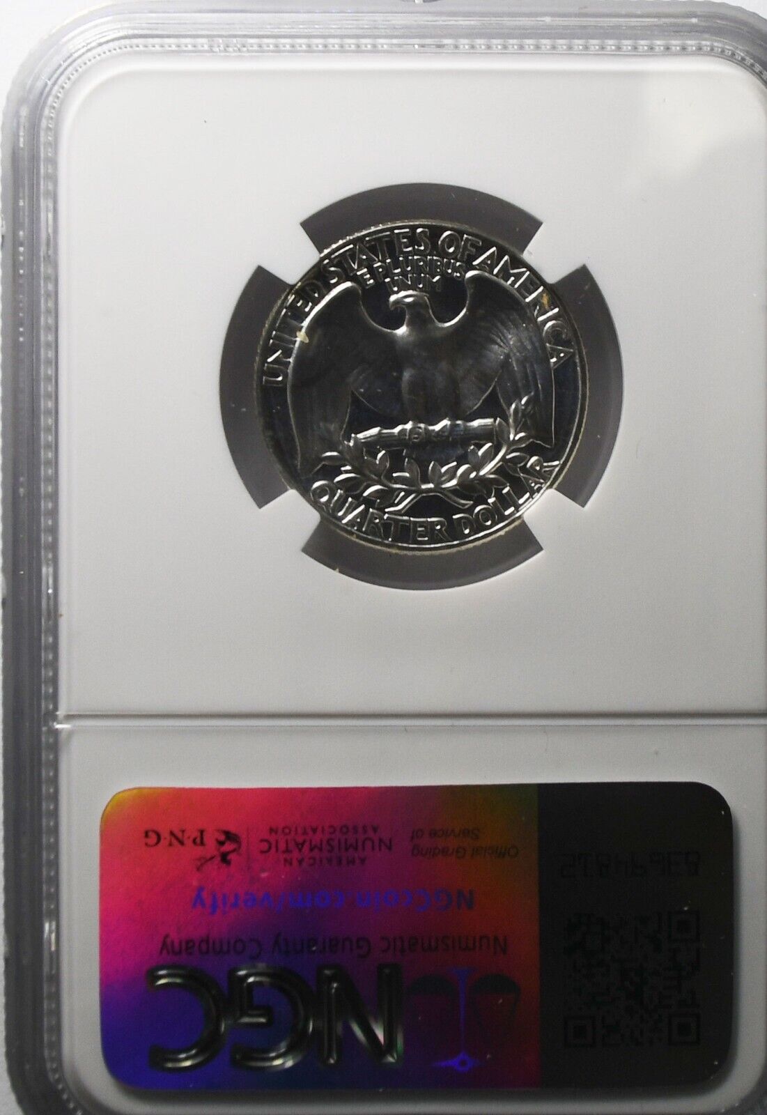 1962 25c Washington Proof Silver Quarter Dollar NGC PF69