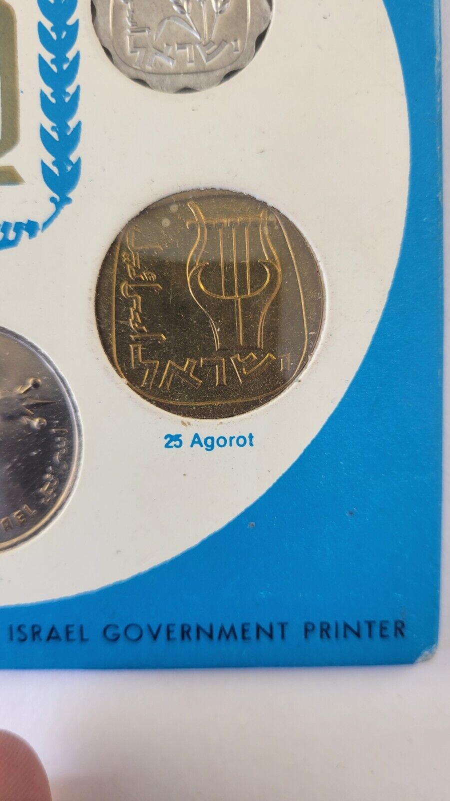 1968 Coins of Israel 20th Anniversary Jerusalem Mint Set 6 Uncirculated