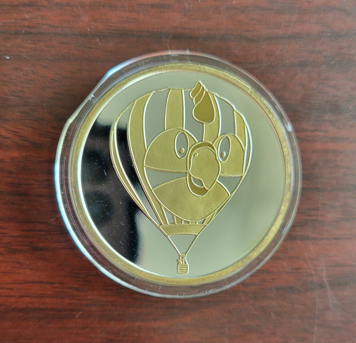 2005 Albuquerque Special Shape Rodeo Hot Air Balloon 1oz .999 Fine Silver Round