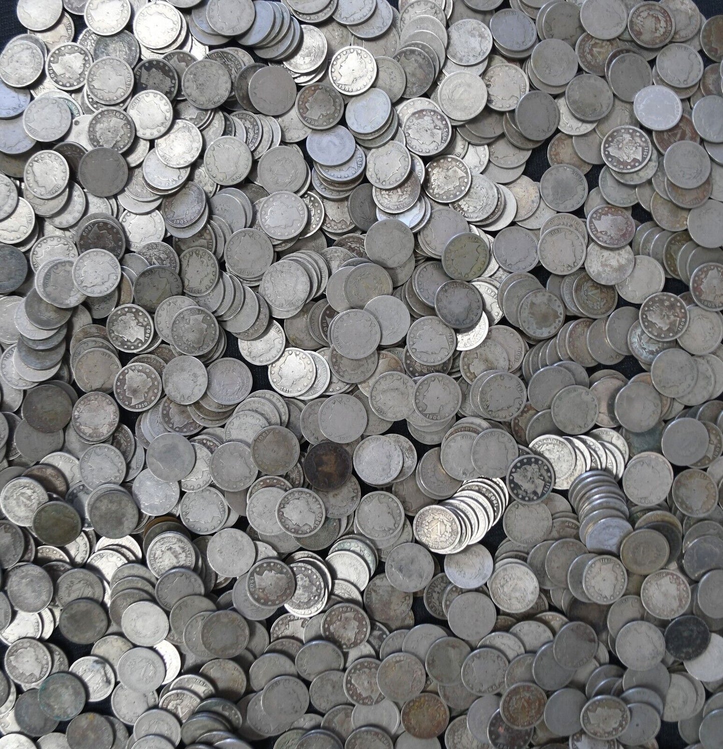 1000pc 5c V Liberty Nickel Five Cents US Common Date Bag of 1,000