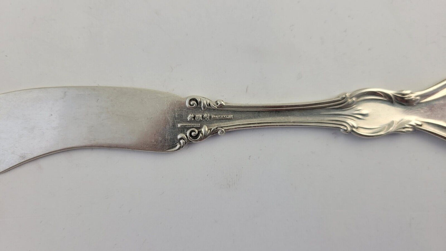 Marlborough By Reed & Barton Sterling Butter Spreader 5 7/8" Silver .83oz.