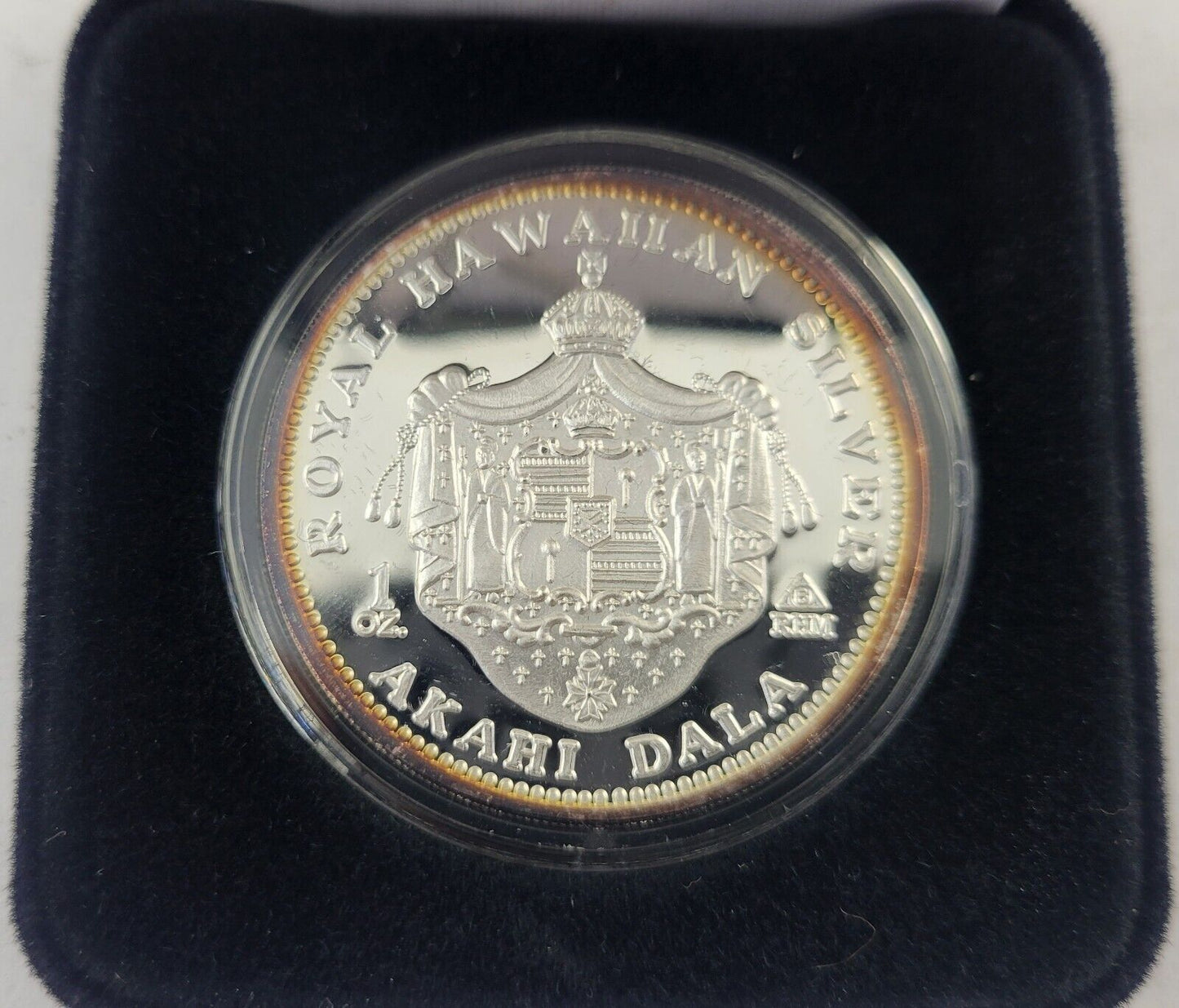 1996 Aloha Dala Queen Liliuokalani RHM Mint 1oz. Fine Silver .999 Boxed w/COA