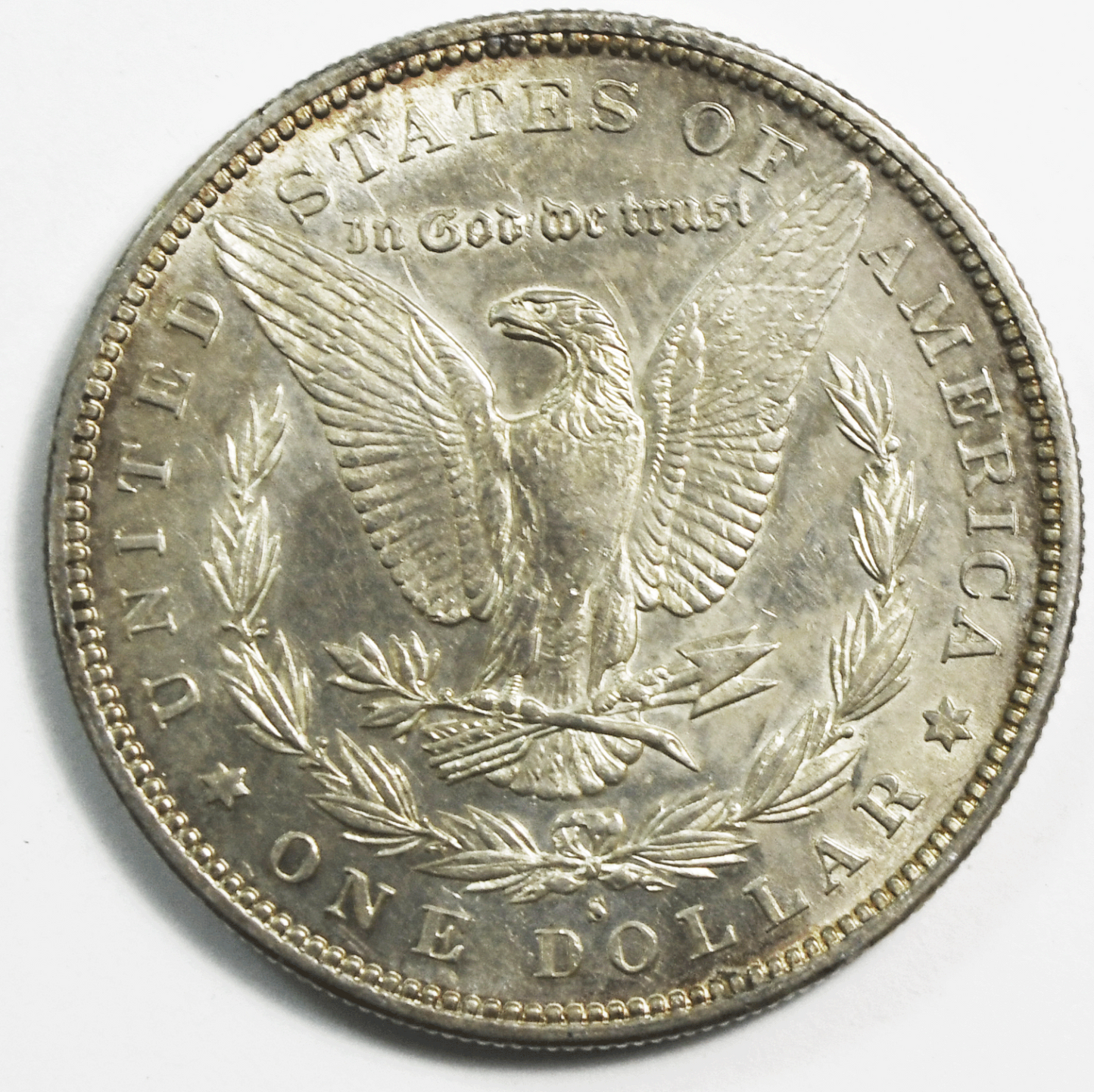 1888 S $1 Morgan American Silver One Dollar Pitted Reverse VAM 6C San Francisco
