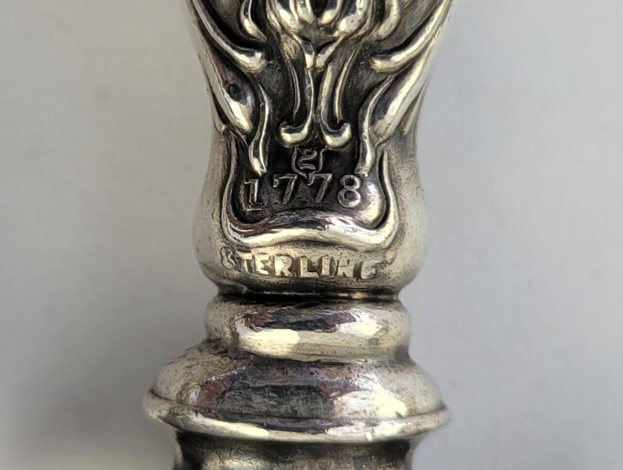 Art Nouveau Sterling Silver  Carving Set Knife & Fork