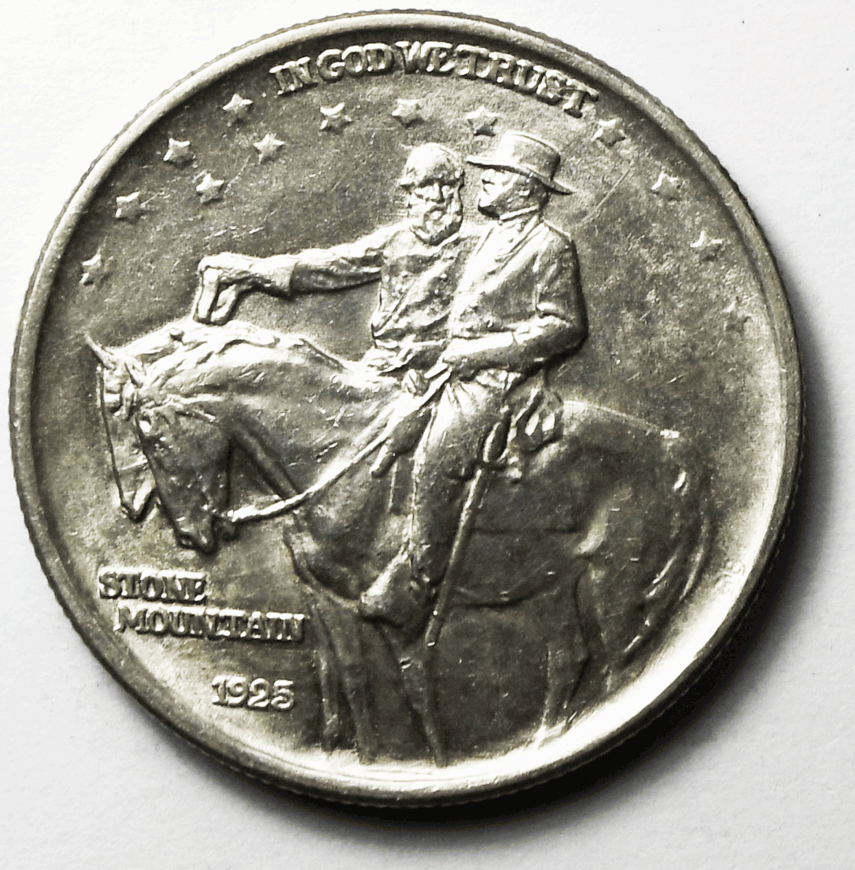 1925 50c Commemorative Stone Mountain Half Dollar Uncirculated