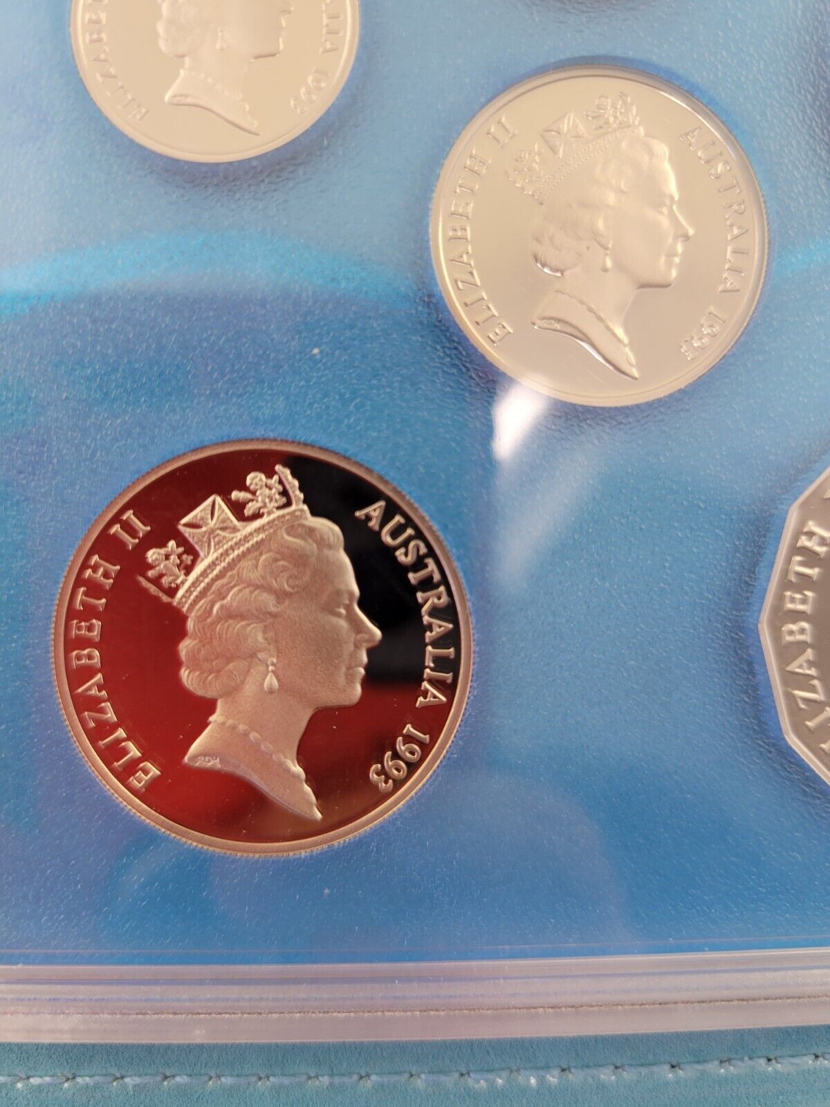 1993 Australian 6 coin proof set, $2 Coin, Water Quality, Wildlife w/Paperwork