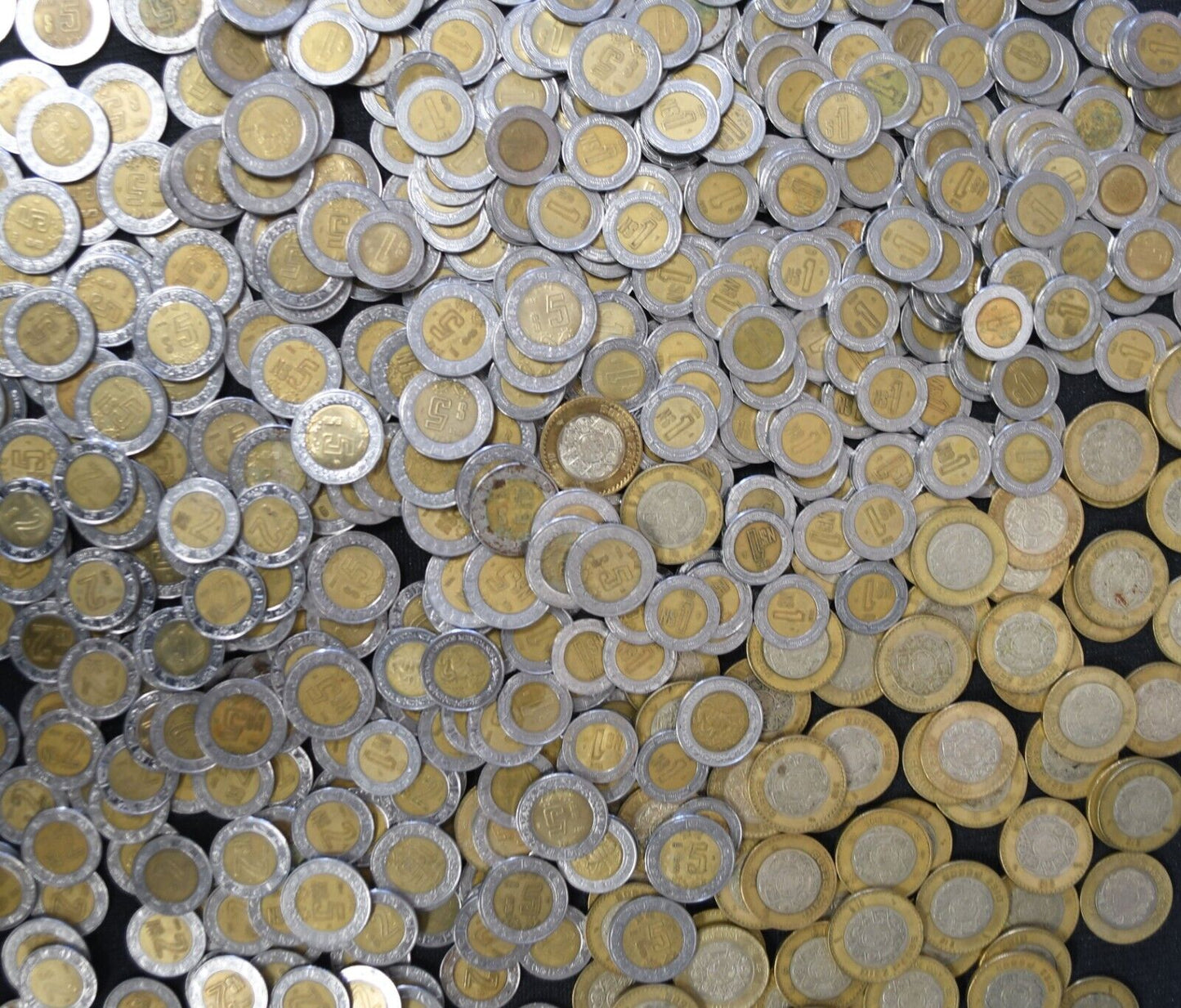 582pc Mexico Nuevos Pesos & Pesos 1 2 5 10 & 20    1711 Total   1992-2018