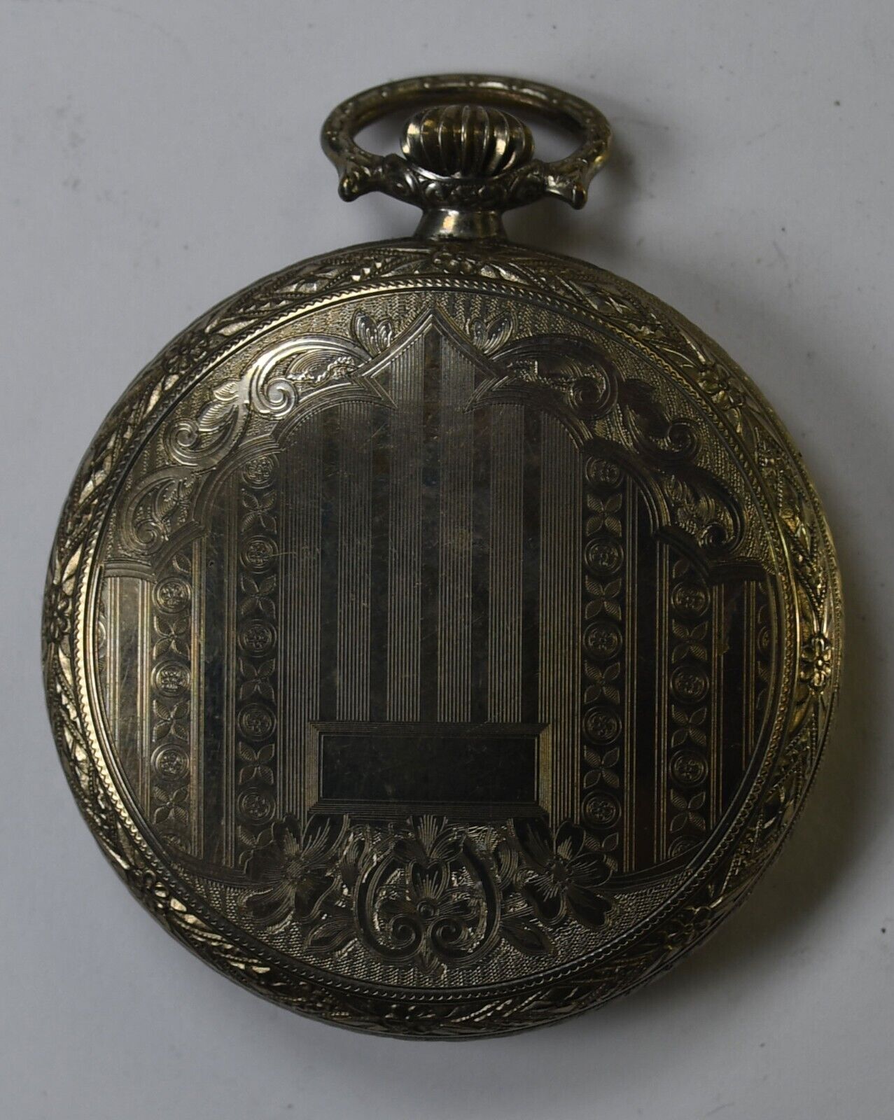 1919 Illinois Size 12 OF Victory Deco Case 17j Pocket Watch 404