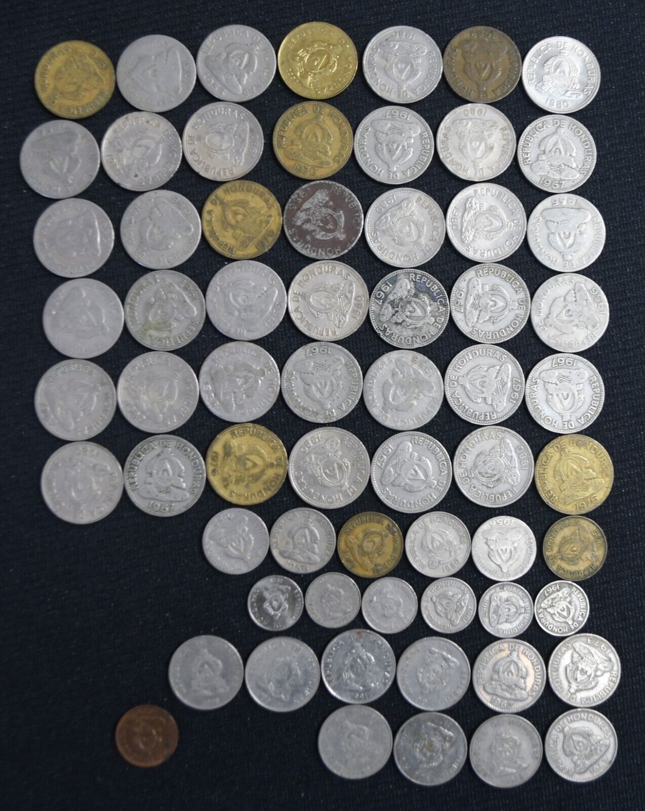 74pc Peru Centimos Centavos Sol Nuevo Soles Coins Lot 1946-2003