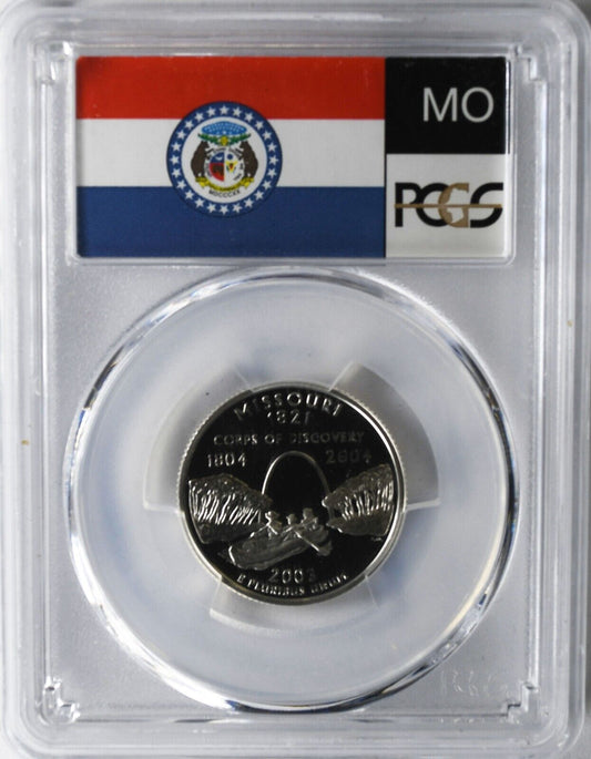 2003 S 25c Washington Silver Quarter Dollar Proof PCGS PR69 DCAM Missouri