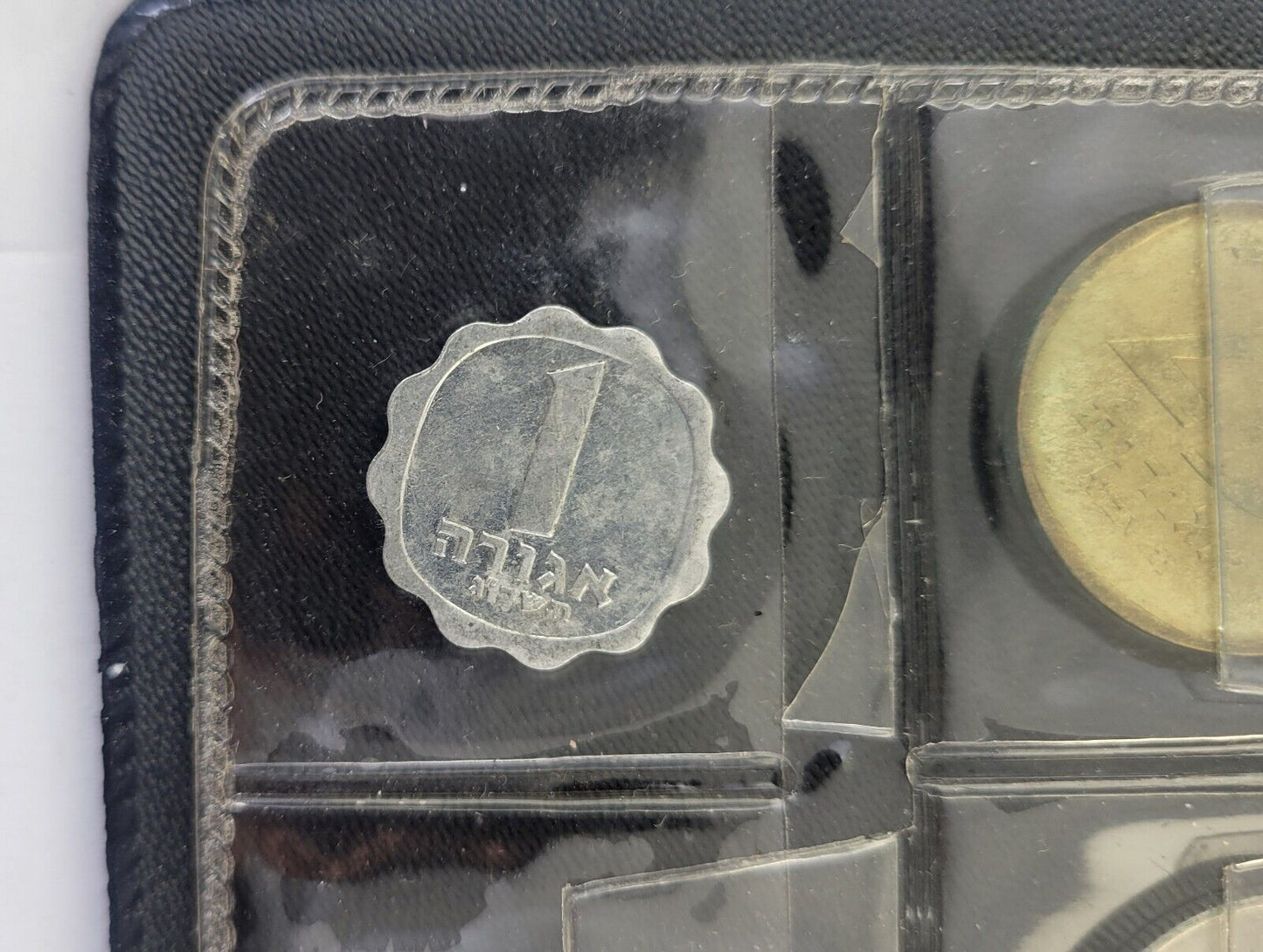 1963 Uncirculated Coins of Israel Six Coin Set w/inverted Agurah Coin