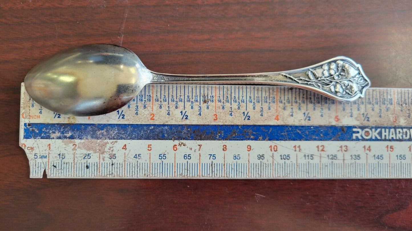 F.H.N.S School Buildings Hays Kansas Sterling Souvenir Spoon 5 5/8" .55oz.