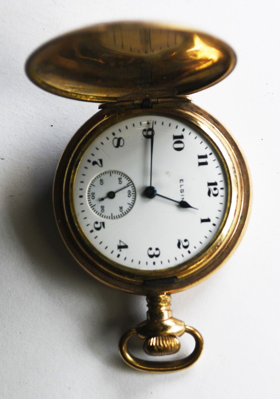 1921 Elgin Size 3/0 25yrs Gold Filled Hunters Case Pocket Watch