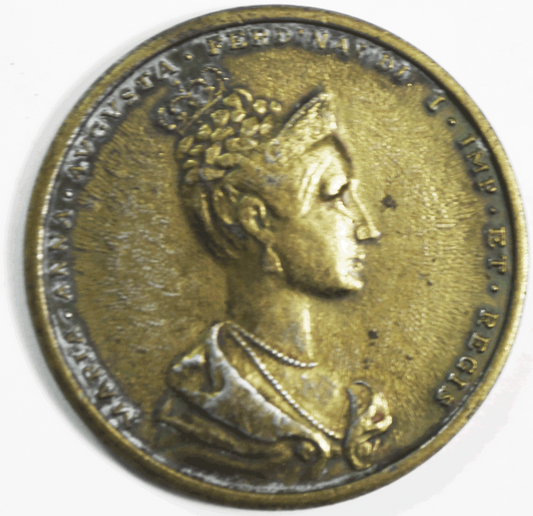 Medal Maria Anna Augusta Ferdinandi I  Restrike Alloy Medal 45mm