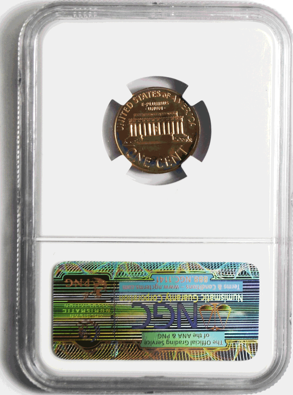 1961 1c Proof Lincoln Memorial Cent One Penny NGC PF67 RD Gem Unc