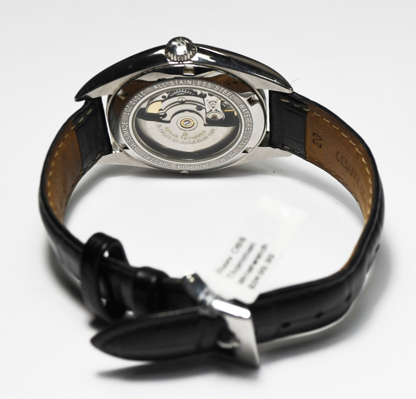 Men's Revue Thommen 27J Swiss Automatic 50m  21010 2DT  41mm Stainless