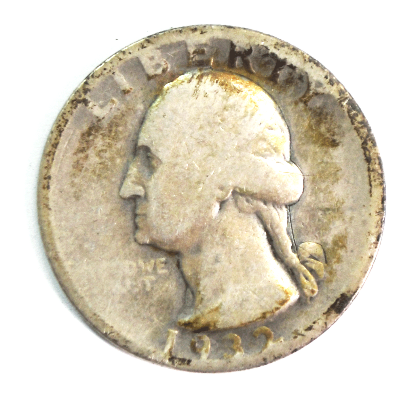 1932 S 25c Washington Silver Quarter Dollar San Francisco