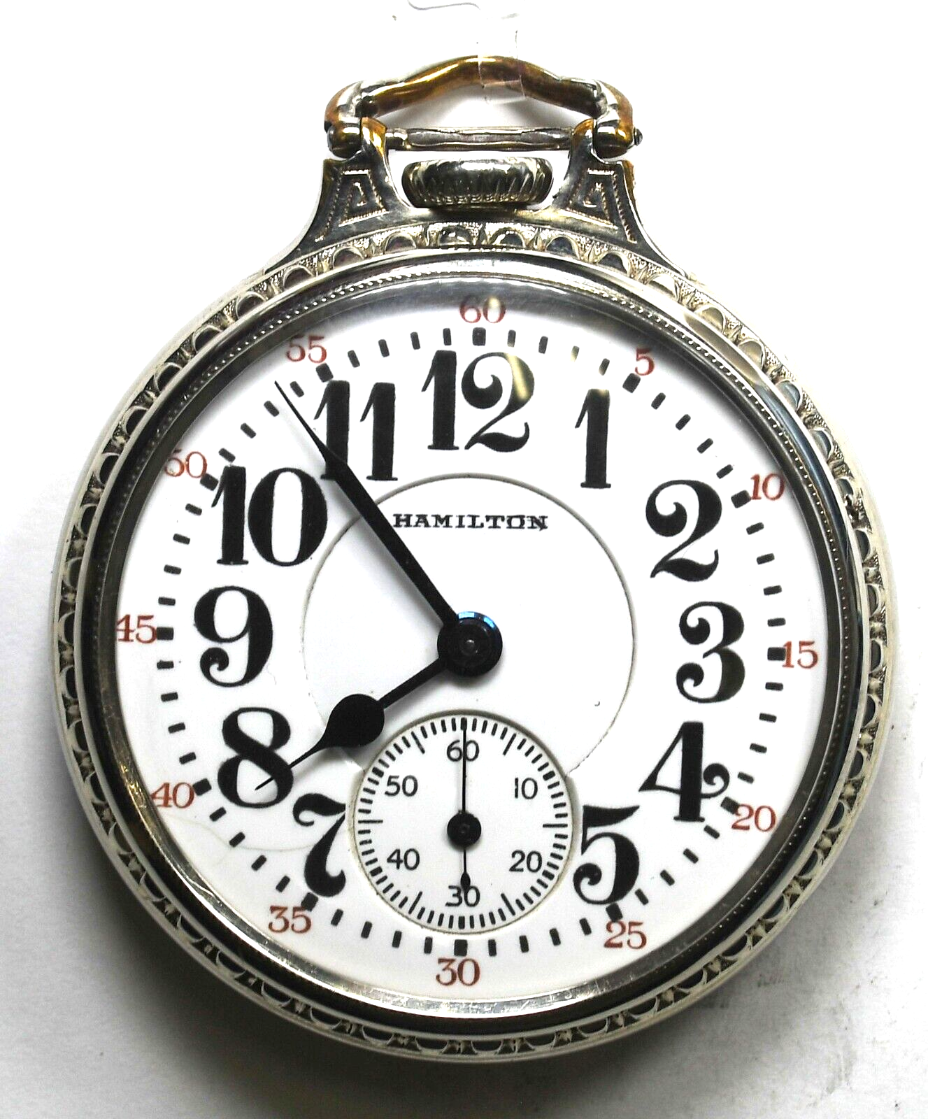 1927 Hamilton 992 Size 16 OF Pocket Watch 21j DR Railroad Grade