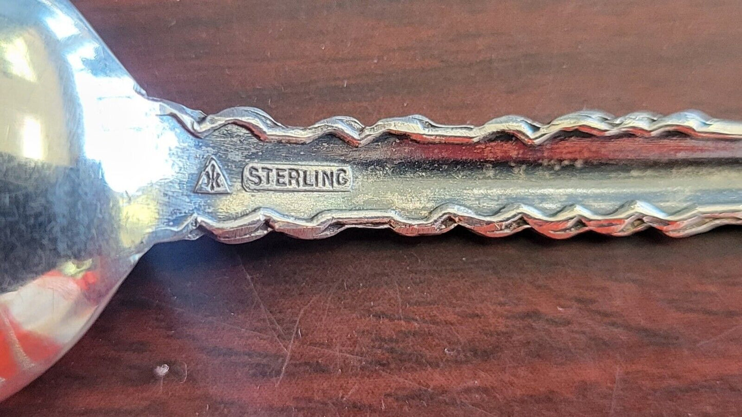 Nevada  Prospector Horse Sterling Silver Souvenir Spoon 5 5/8" .84oz