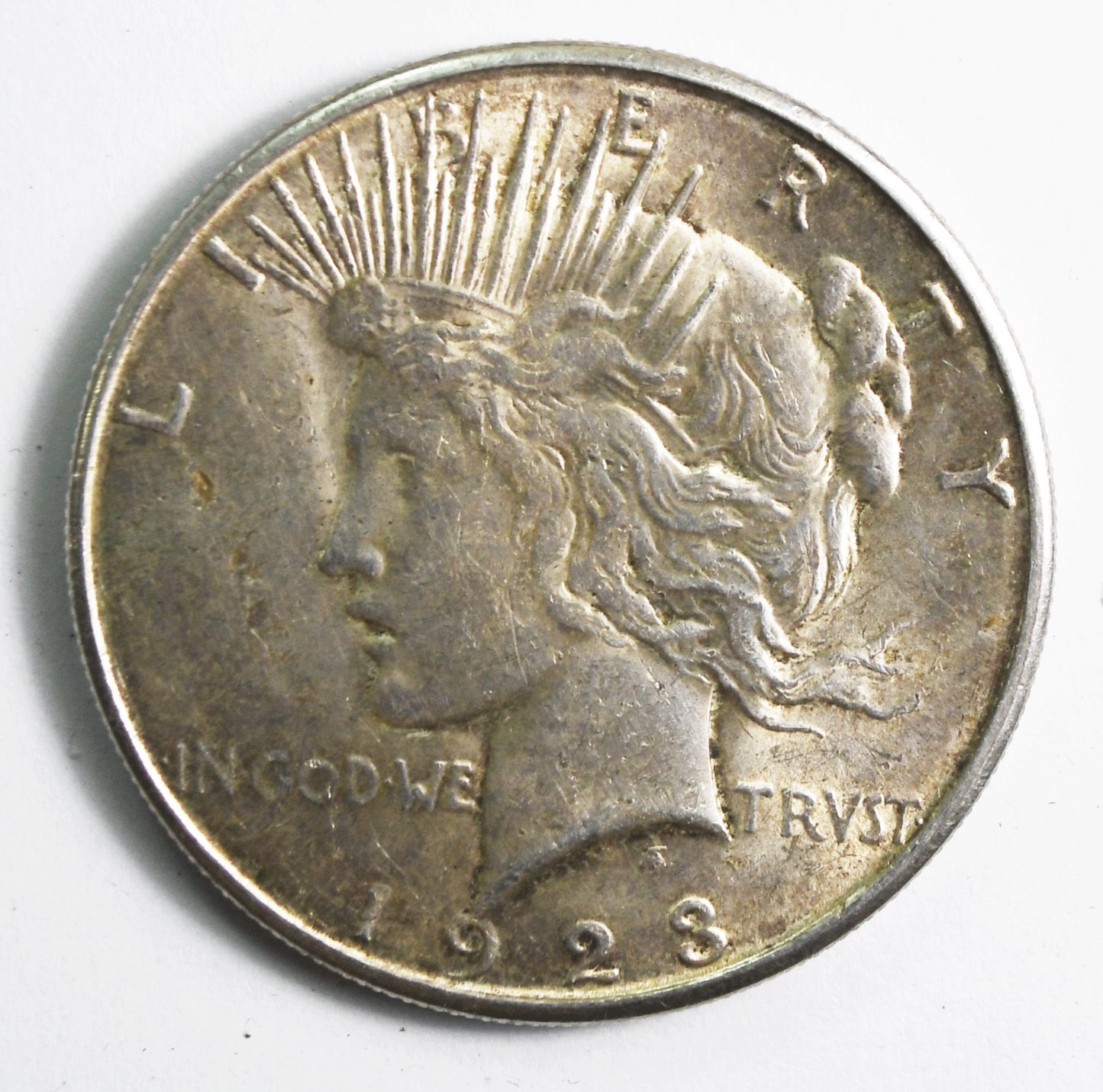 1923 S $1 Peace Silver One Dollar US San Francisco AU