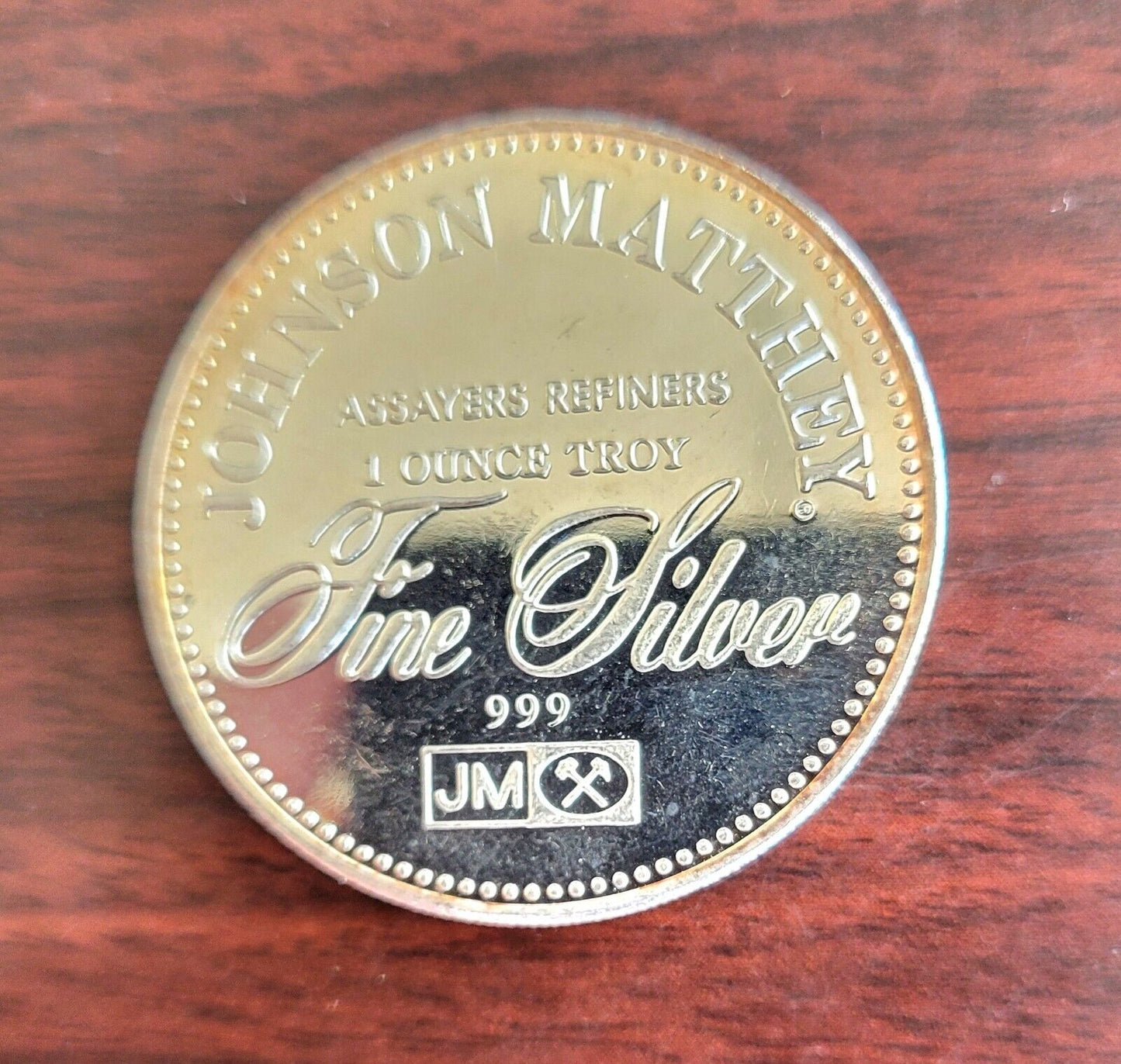 The Right To Vote .999 Fine Silver Johnson Matthey 1oz. Round