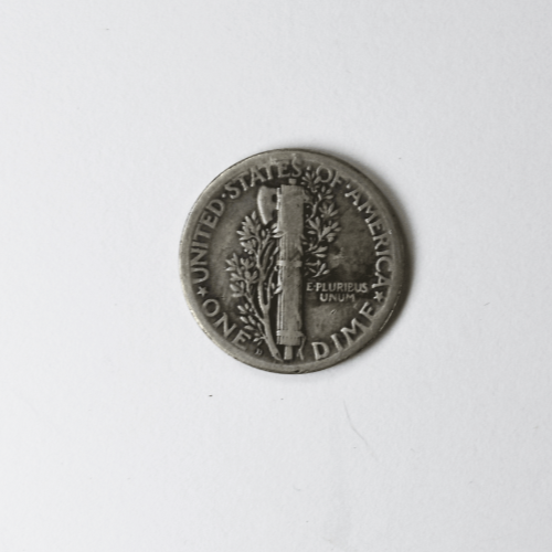 1920 D 10c Mercury Silver Dime Ten Cents Denver