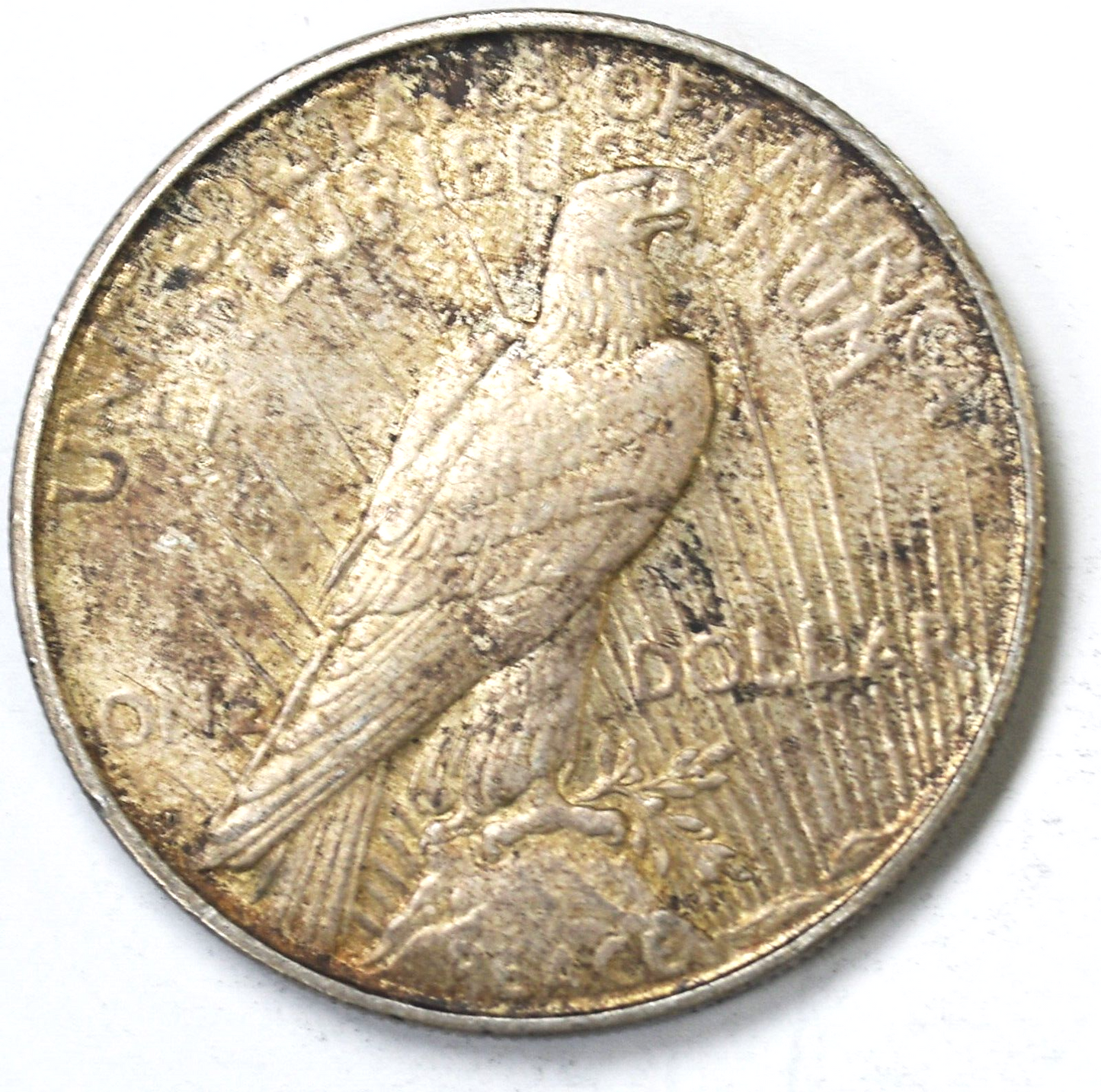 1927 D $1 Peace Silver One Dollar US Denver AU