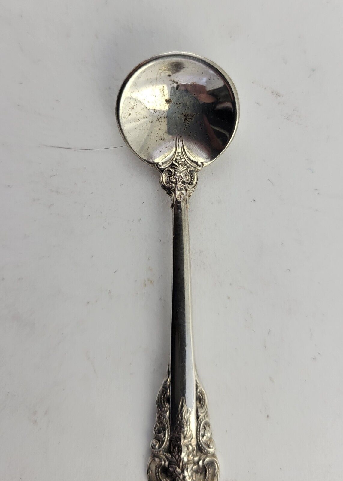 Grande Baroque by Wallace Sterling Silver Individual Salt Spoon 2.5"