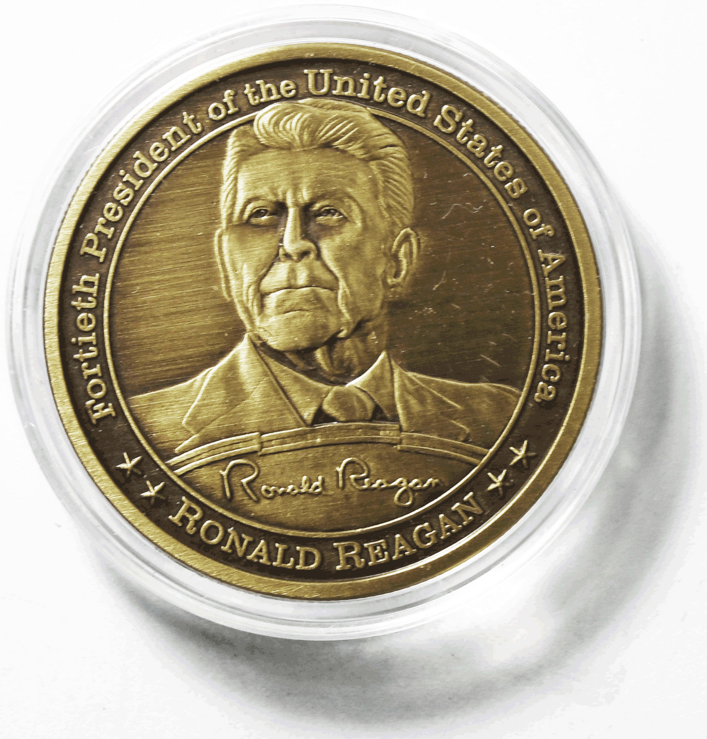 40th President Ronald Reagan State Seal of Illinois Medal 39mm