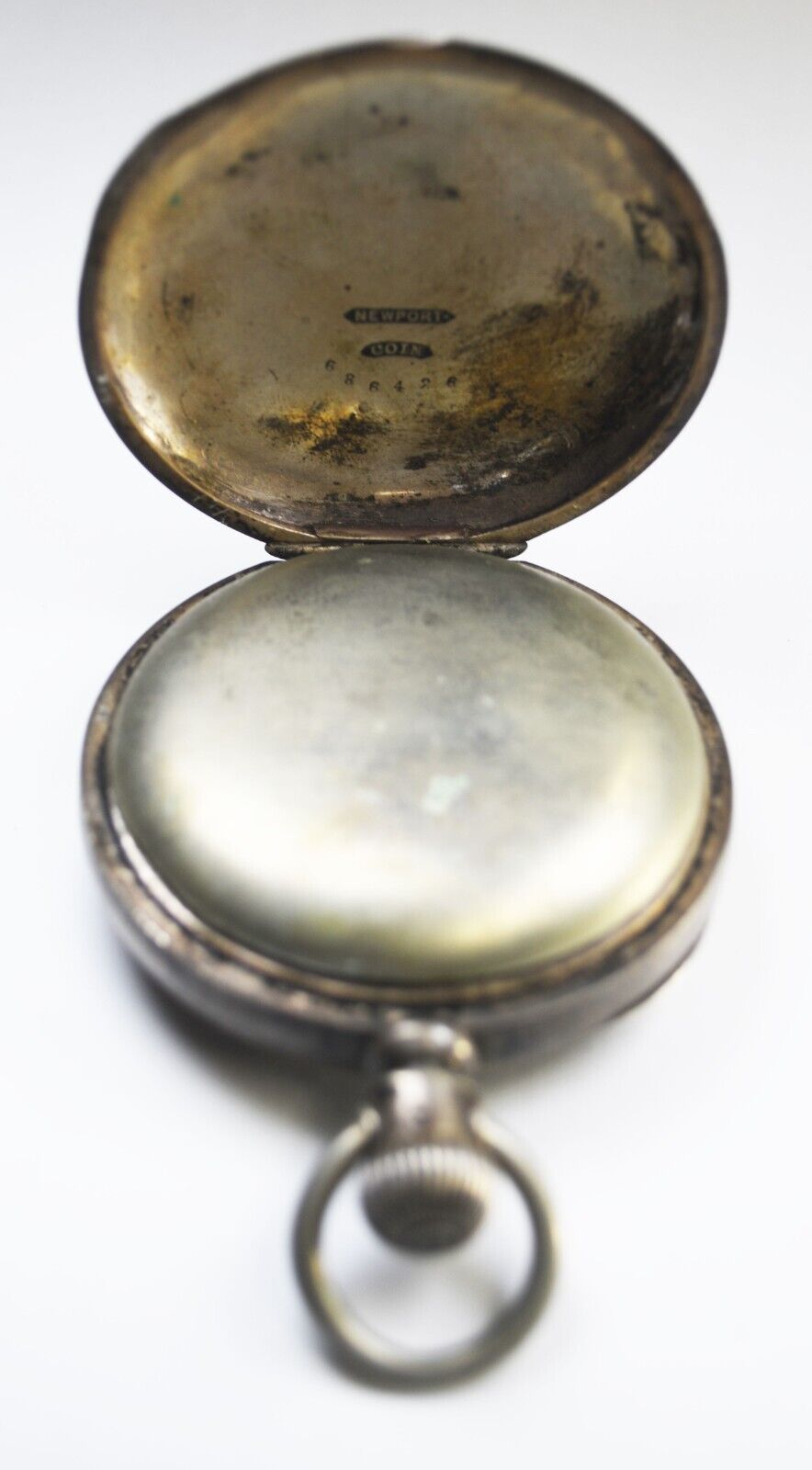 1890 Elgin Size 18 Open Face Coin Silver Case Pocket Watch 385