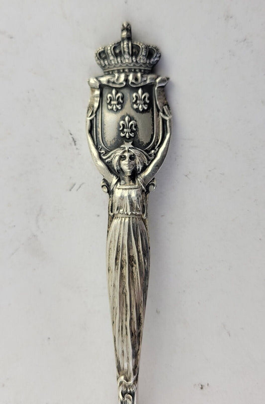 Sterling Souvenir Spoon 6 1/2" St. Louis MO U.S. Government Building .84oz.