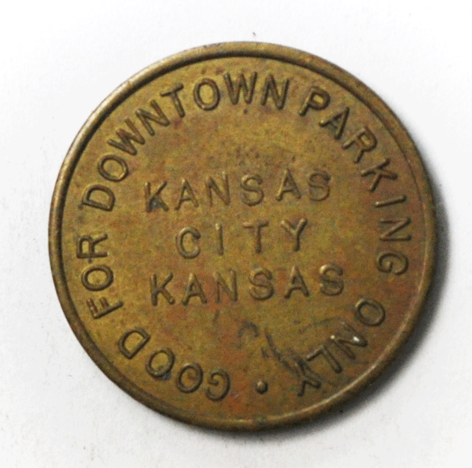 Minnesota Area Merchants Downtown Parking Token KC Kansas 22mm