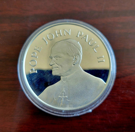 1987 Pope John Paul II  Phoenix Arizona Papal Visit Sterling Silver Coin