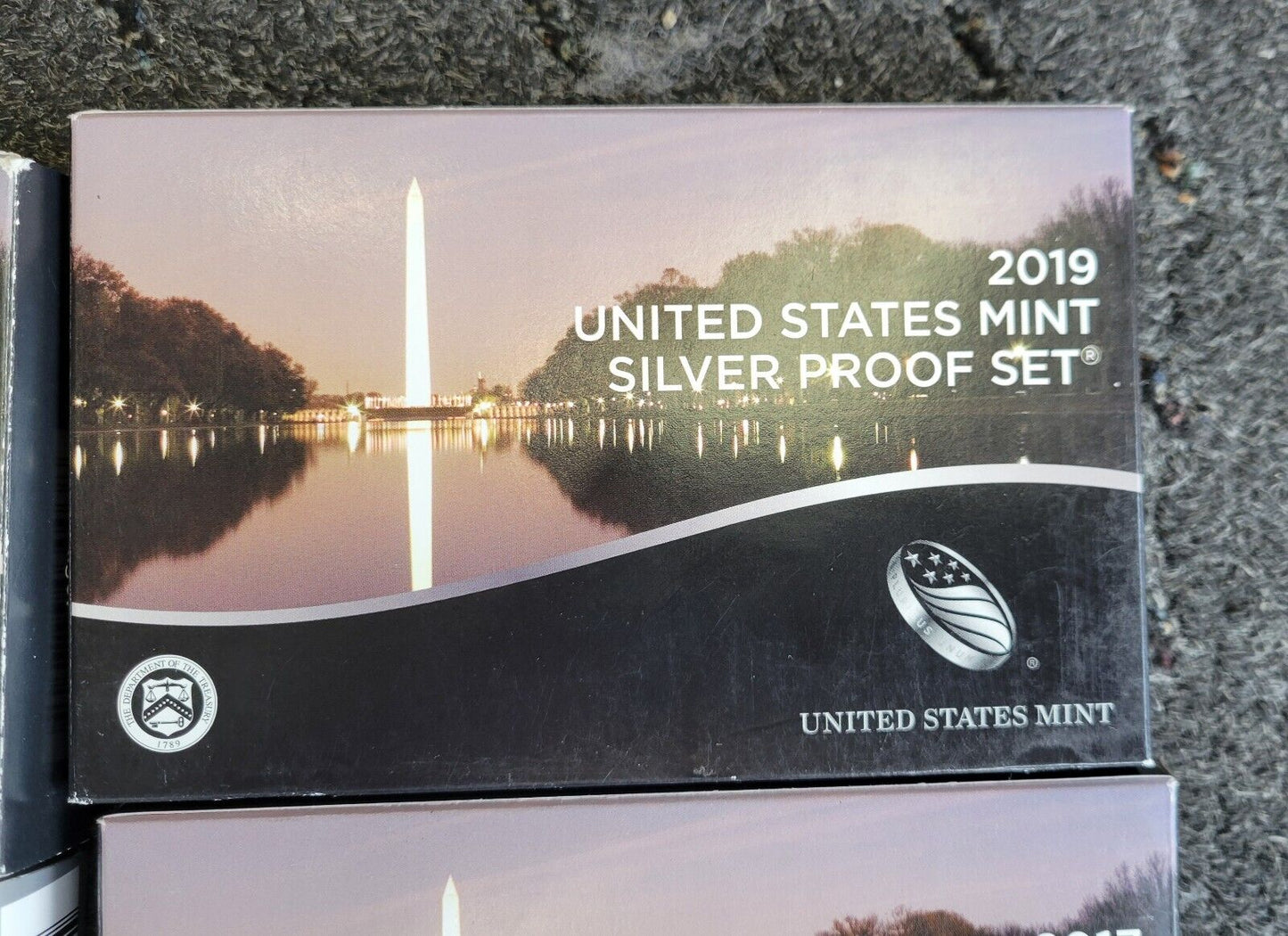 9 Set Lot Of US Mint Silver Proof Sets 1999, 2009, 2016, 2017, 2019, 2012, 2014