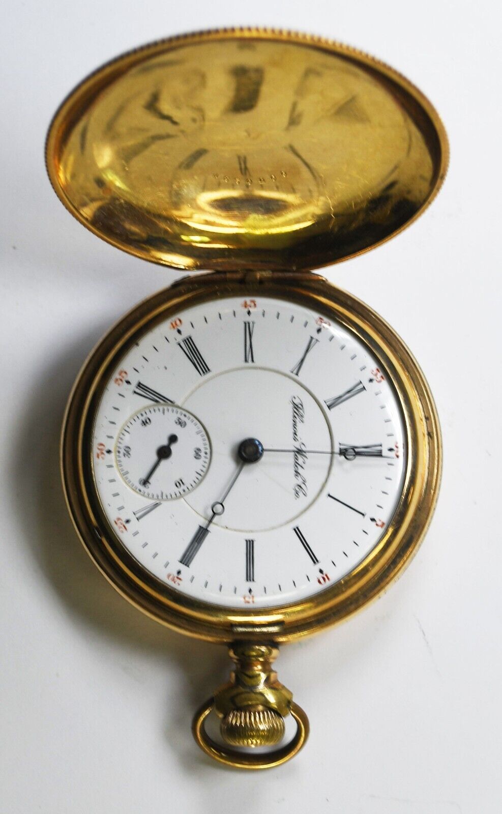 1891 Illinois Size 18 Gold Filled Hunters Case Pocket Watch Grade 51