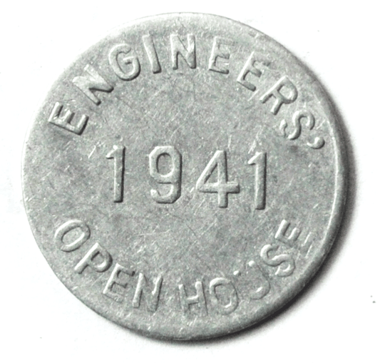 1941 Kansas State Aluminum Engineers Open House College 21mm