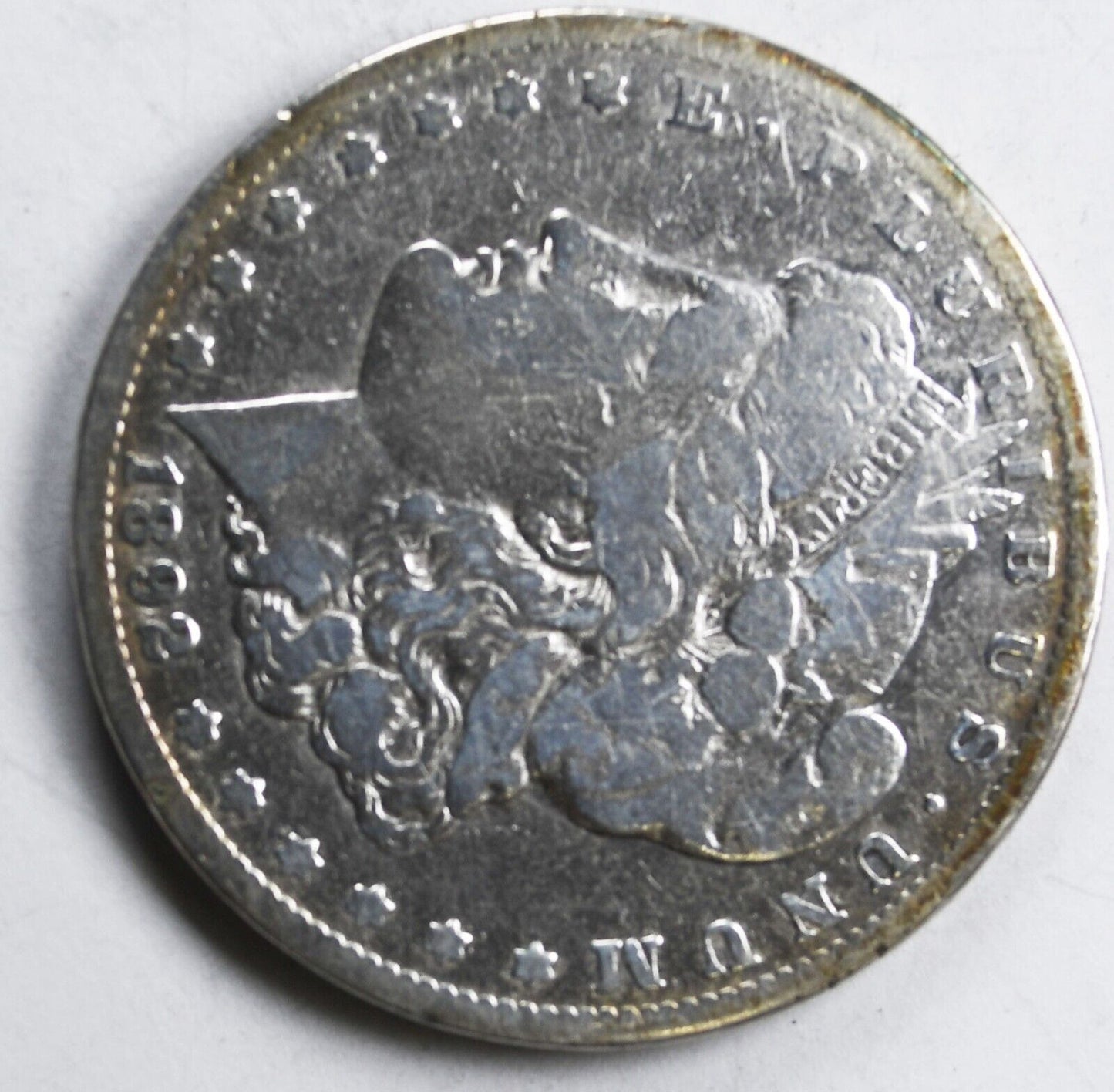 1892 CC $1 Morgan Silver One Dollar Rare Carson City