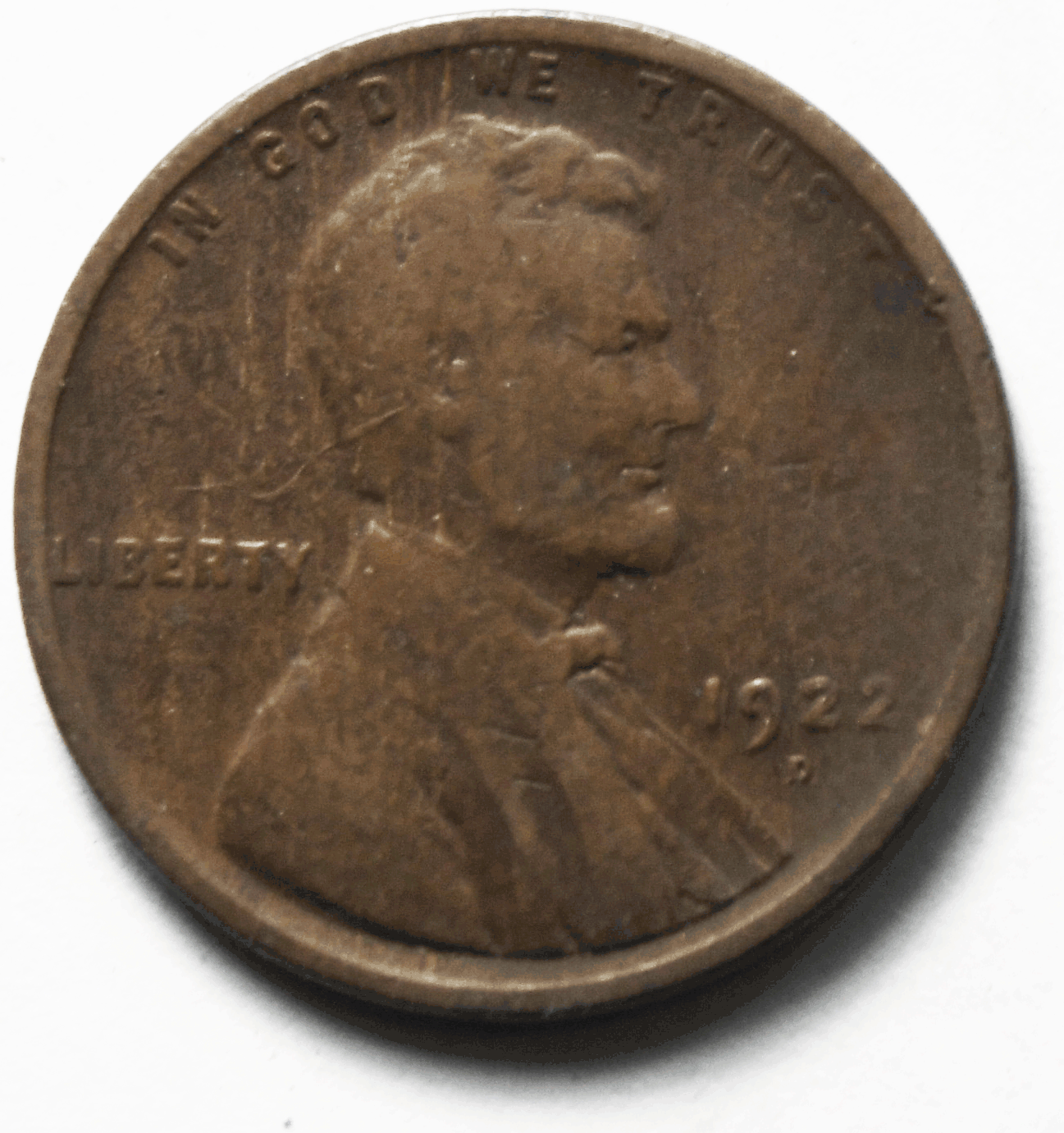 1922 D 1c Lincoln Wheat Cent Denver Penny Rare