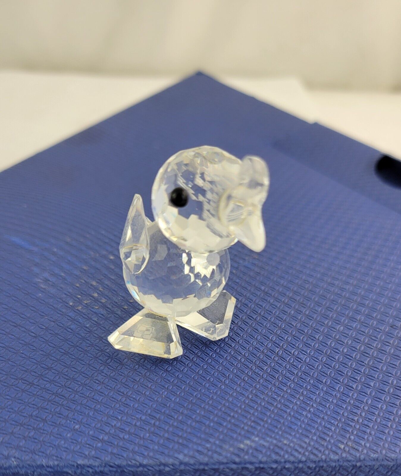 Swarovski Crystal Duckling Figurine Austria No Box 1  1/2" Tall