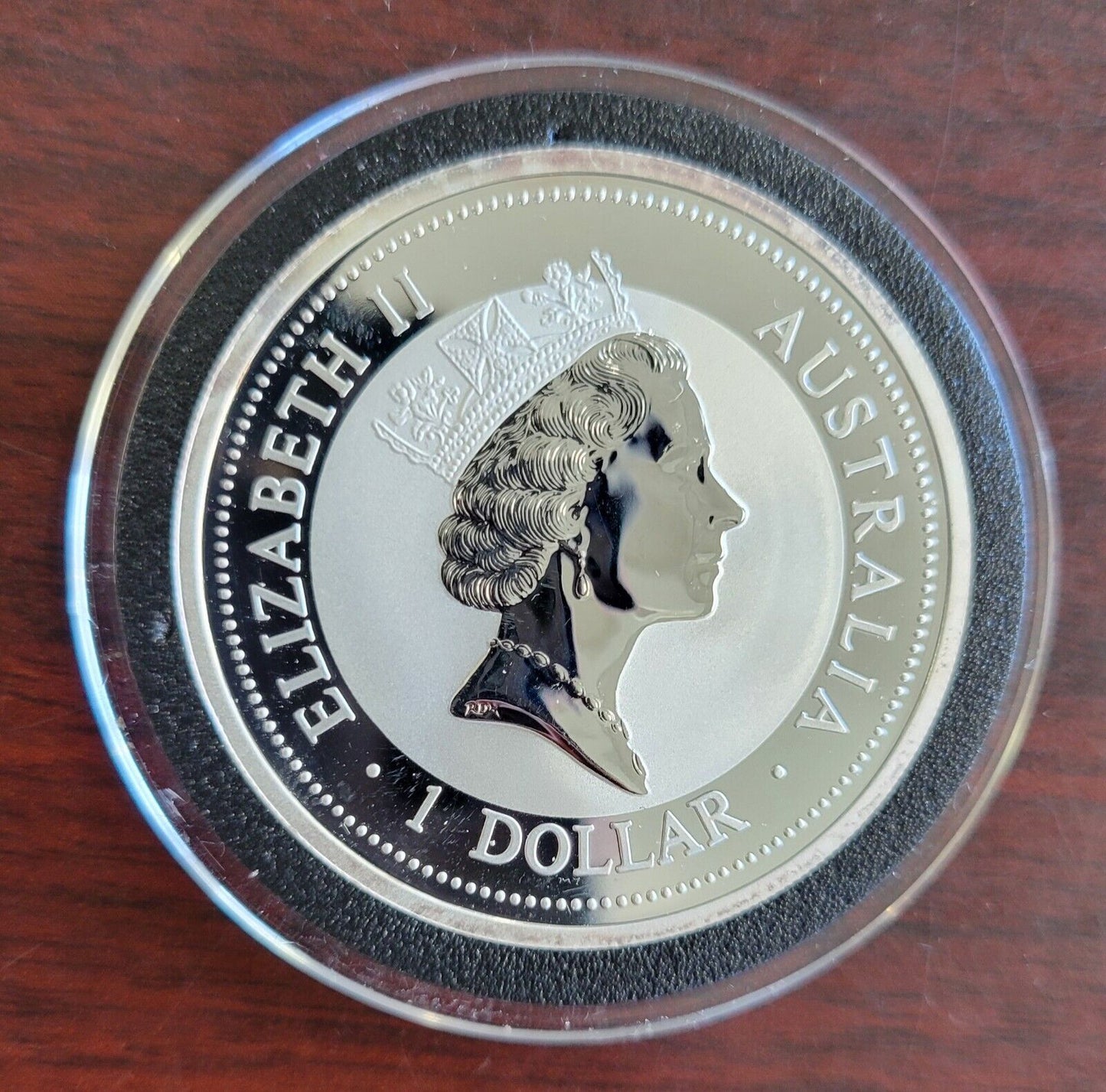 1995 Australian Kookaburra 1oz. Silver .999 Fine Dollar Coin