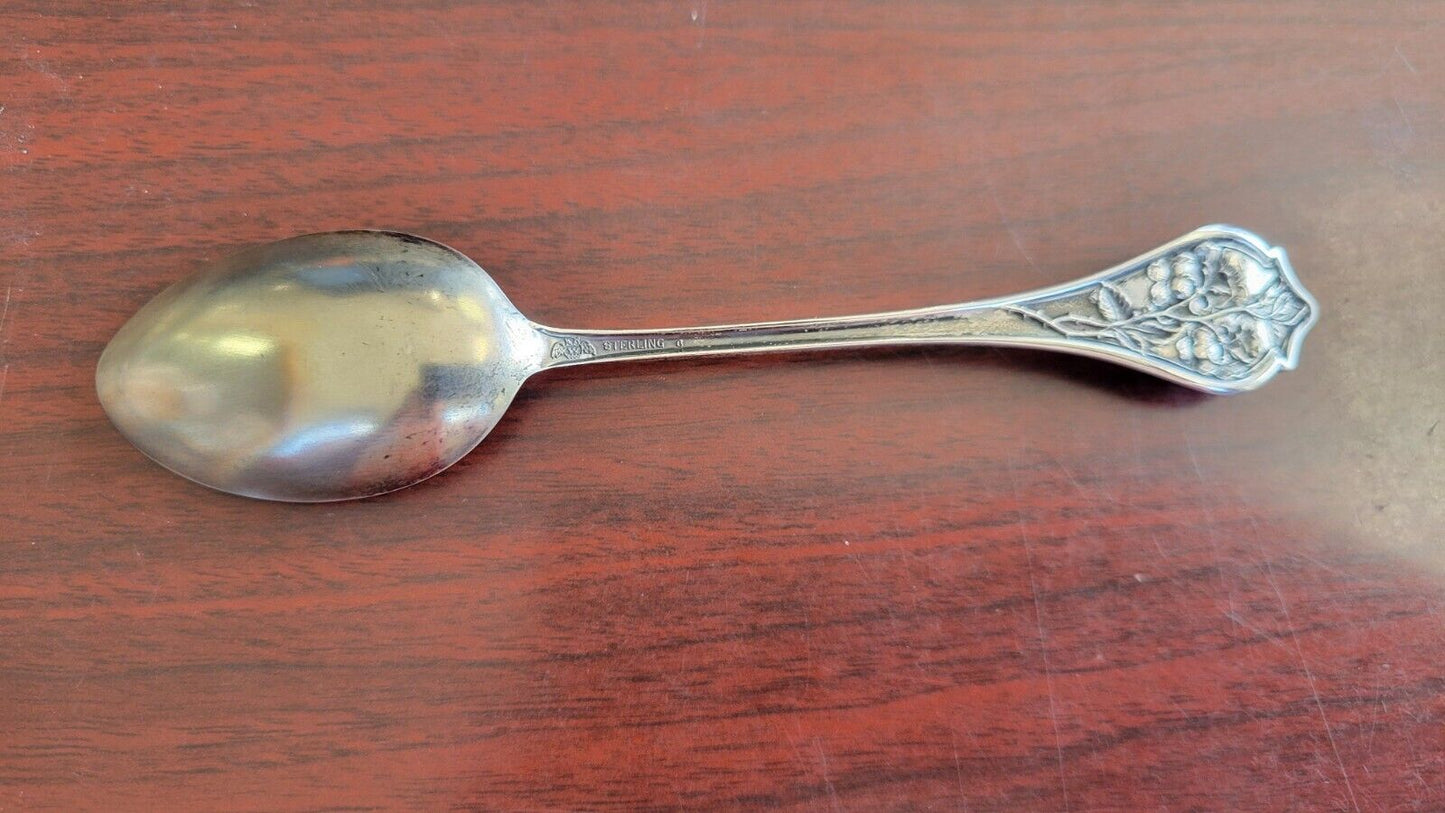 F.H.N.S School Buildings Hays Kansas Sterling Souvenir Spoon 5 5/8" .55oz.