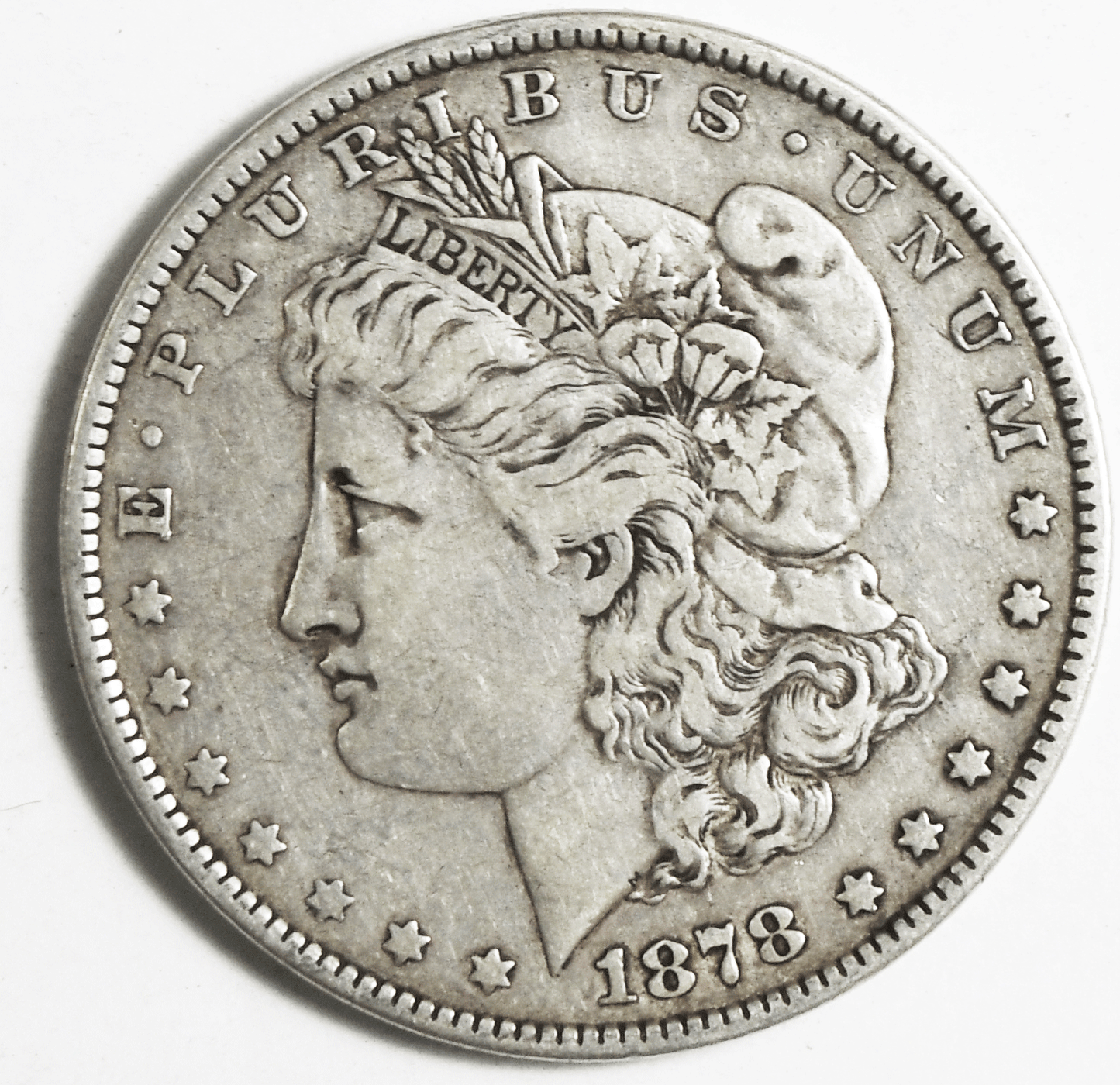 1878 7TF $1 Morgan American Silver One Dollar US Philadelphia VAM 228-6