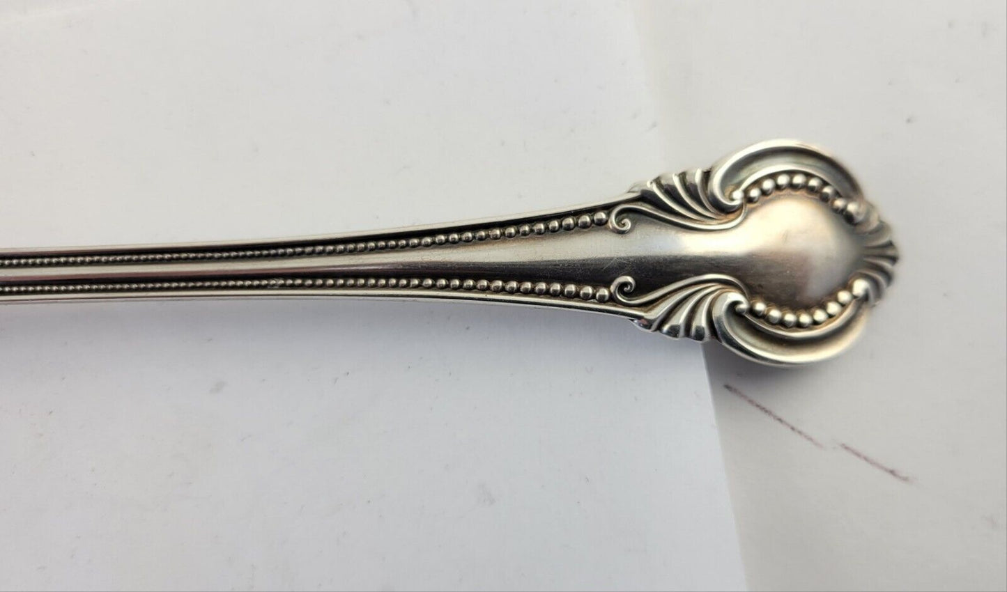 Irene by International Sterling 8 1/2" Silver Med. Cold Meat Serving Fork 2.2oz.