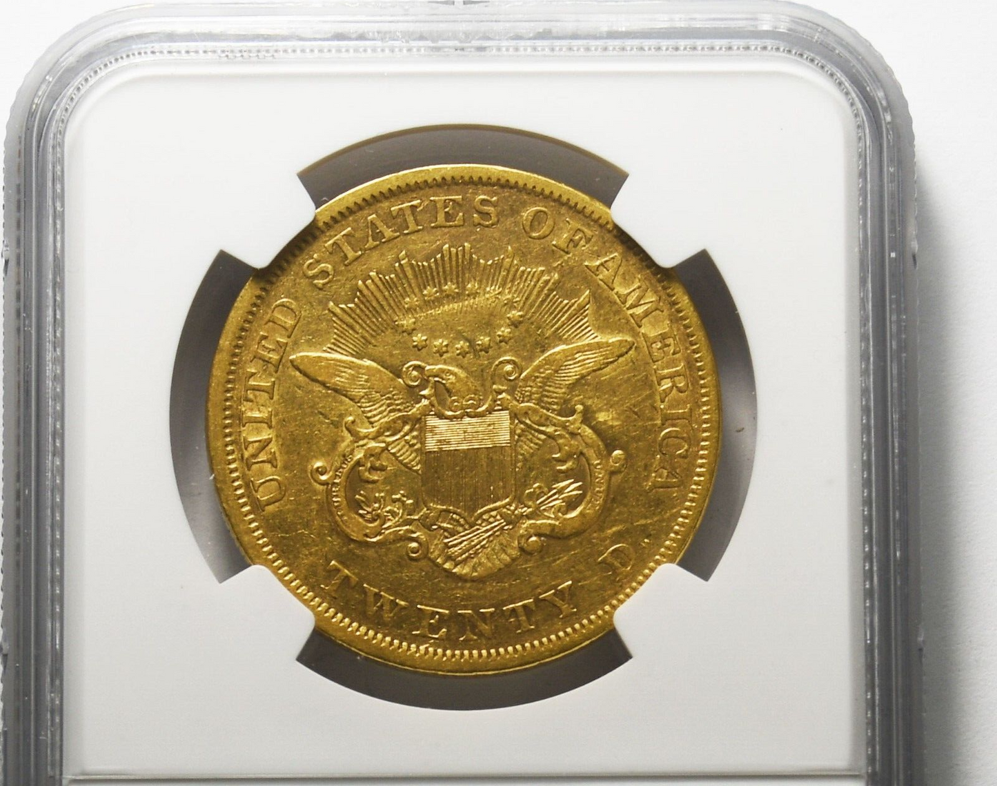 1853/2 $20 Liberty Head Gold Double Eagle Philadelphia B-7162 FS-301 NGC XF45
