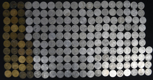 194pc France 2 Two Francs Coins Lot 1933-1959