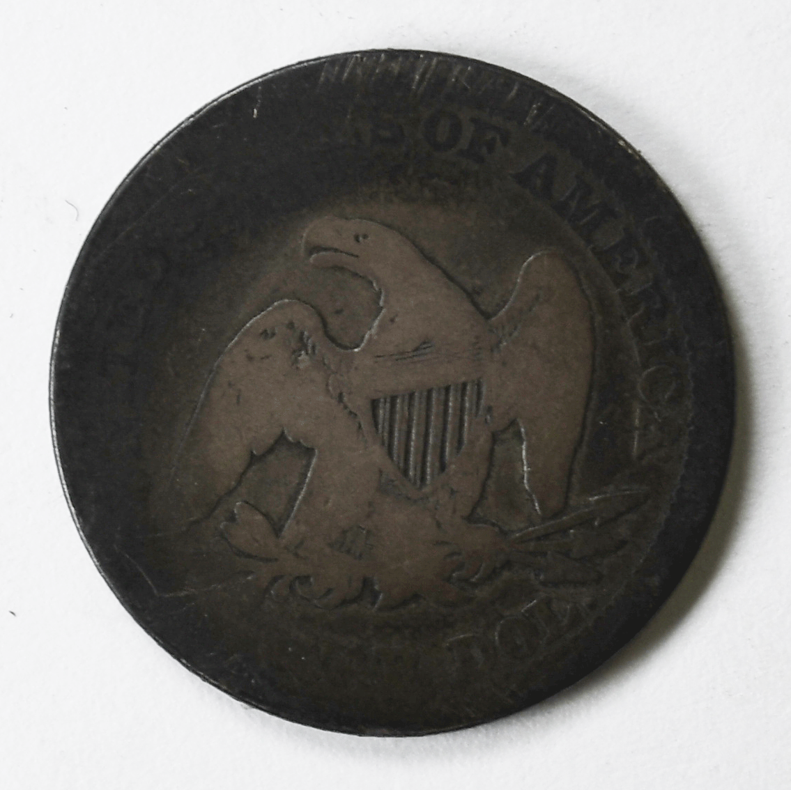 1859 25c Seated Liberty Silver Quarter Dollar Philadelphia