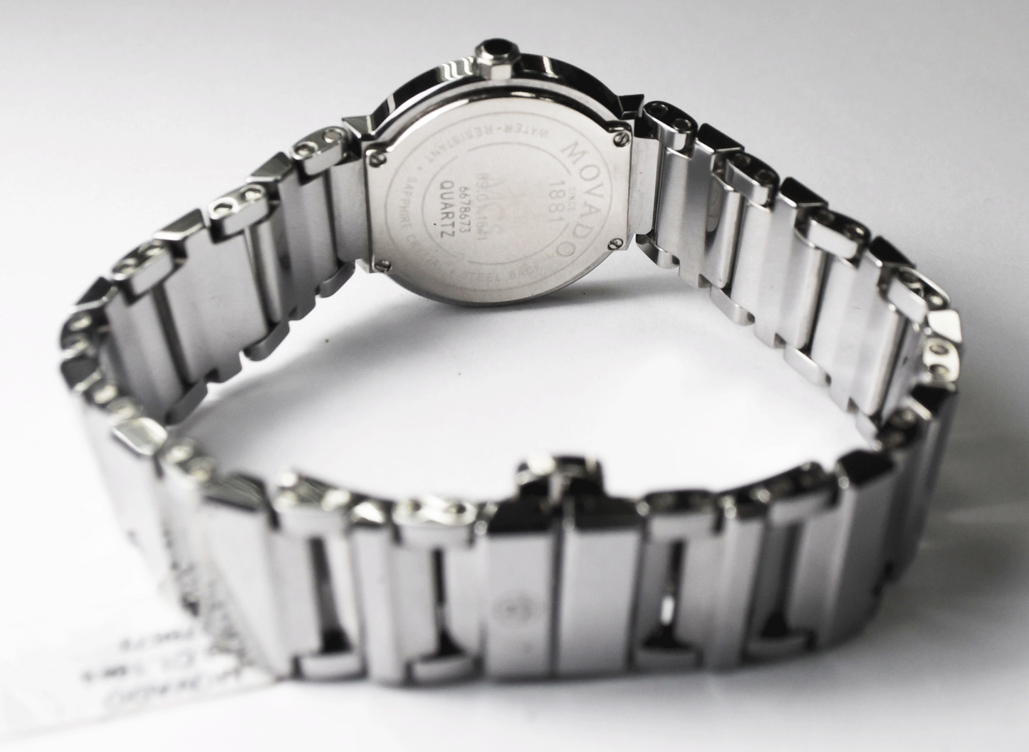 Women's Movado 89.C1.1841 Tungsten Valor 26mm Quartz 6-3/4" Wrist Blue Museum