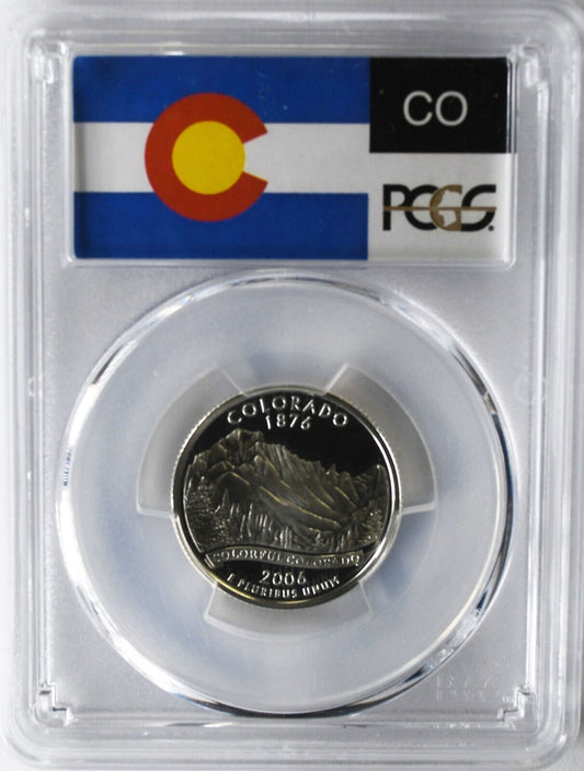 2006 S 25c Washington Silver Quarter Dollar Proof PCGS PR69 DCAM Colorado