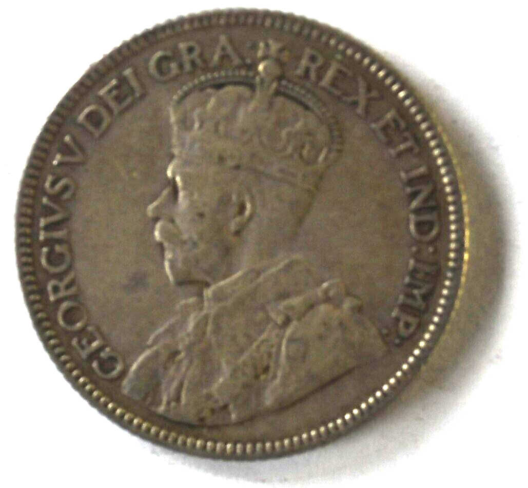 1936 25c Canada Silver Quarter Dollar KM#24a